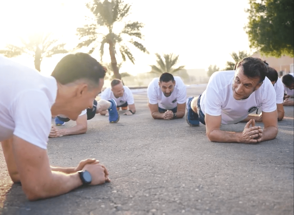 Donnez votre avis sur la vidéo du Président Emmanuel Macron avec Tibo Inshape et des&nbsp;militaires