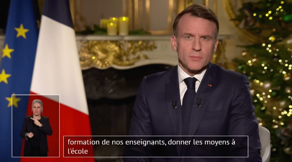 Donnez votre avis sur le discours vidéos de voeux 2026 du Président Emmanuel&nbsp;Macron